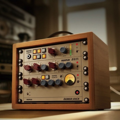 Power Rack和Amp 73麥克風前級擴大機、EQ 73均衡器以及Comp 54壓縮機